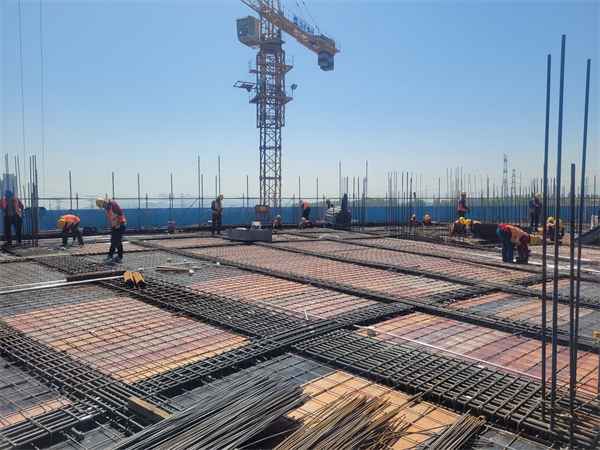 Rebar in concrete projects